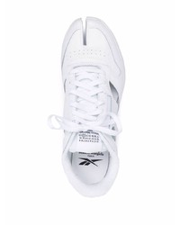 weiße Leder niedrige Sneakers von Maison Margiela x Reebok