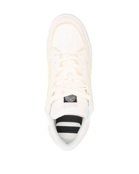 weiße Leder niedrige Sneakers von Diesel