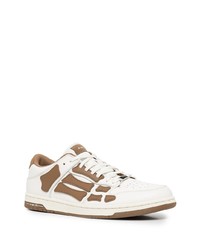 weiße Leder niedrige Sneakers von Amiri