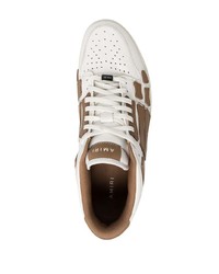 weiße Leder niedrige Sneakers von Amiri