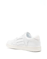 weiße Leder niedrige Sneakers von Amiri