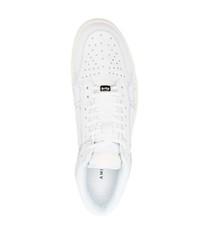 weiße Leder niedrige Sneakers von Amiri