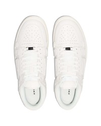 weiße Leder niedrige Sneakers von Amiri