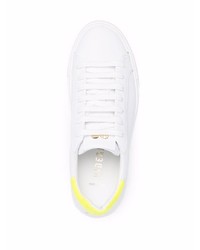 weiße Leder niedrige Sneakers von Hide&Jack