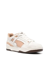 weiße Leder niedrige Sneakers von Puma