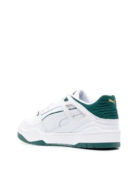 weiße Leder niedrige Sneakers von Puma