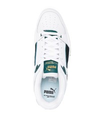 weiße Leder niedrige Sneakers von Puma