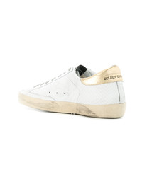 weiße Leder niedrige Sneakers von Golden Goose Deluxe Brand