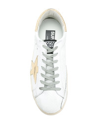 weiße Leder niedrige Sneakers von Golden Goose Deluxe Brand