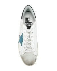 weiße Leder niedrige Sneakers von Golden Goose Deluxe Brand