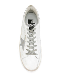 weiße Leder niedrige Sneakers von Golden Goose Deluxe Brand