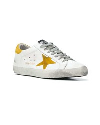 weiße Leder niedrige Sneakers von Golden Goose Deluxe Brand