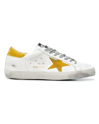 weiße Leder niedrige Sneakers von Golden Goose Deluxe Brand