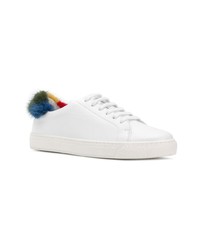 weiße Leder niedrige Sneakers von Anya Hindmarch