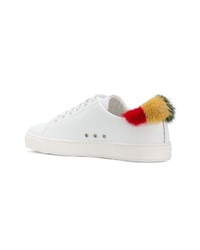 weiße Leder niedrige Sneakers von Anya Hindmarch