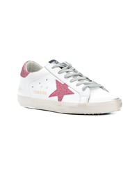 weiße Leder niedrige Sneakers von Golden Goose Deluxe Brand