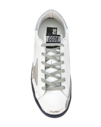 weiße Leder niedrige Sneakers von Golden Goose Deluxe Brand