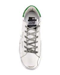 weiße Leder niedrige Sneakers von Golden Goose Deluxe Brand