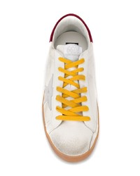 weiße Leder niedrige Sneakers von Golden Goose Deluxe Brand