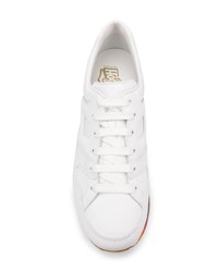 weiße Leder niedrige Sneakers von Hogan