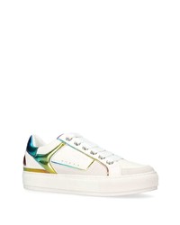 weiße Leder niedrige Sneakers von Kurt Geiger London