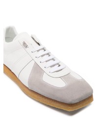 weiße Leder niedrige Sneakers von NEW STANDARD