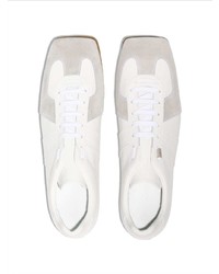 weiße Leder niedrige Sneakers von NEW STANDARD