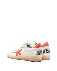 weiße Leder niedrige Sneakers von Golden Goose