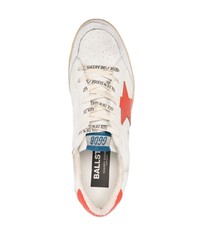 weiße Leder niedrige Sneakers von Golden Goose