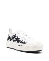 weiße Leder niedrige Sneakers von Amiri