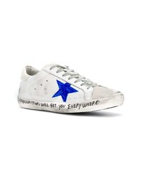 weiße Leder niedrige Sneakers von Golden Goose Deluxe Brand