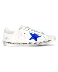 weiße Leder niedrige Sneakers von Golden Goose Deluxe Brand