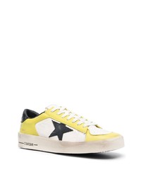 weiße Leder niedrige Sneakers von Golden Goose