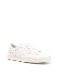 weiße Leder niedrige Sneakers von Golden Goose