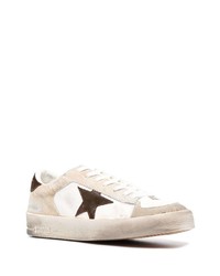 weiße Leder niedrige Sneakers von Golden Goose