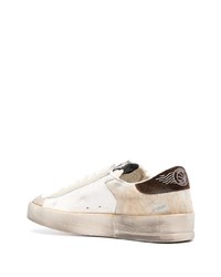 weiße Leder niedrige Sneakers von Golden Goose