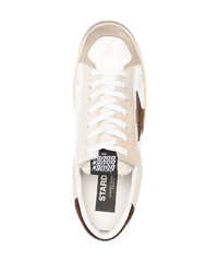 weiße Leder niedrige Sneakers von Golden Goose