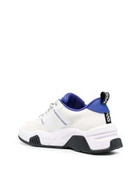 weiße Leder niedrige Sneakers von VERSACE JEANS COUTURE