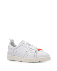 weiße Leder niedrige Sneakers von Golden Goose