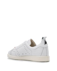 weiße Leder niedrige Sneakers von Golden Goose