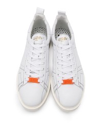 weiße Leder niedrige Sneakers von Golden Goose