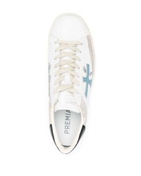 weiße Leder niedrige Sneakers von Premiata