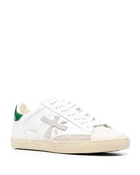 weiße Leder niedrige Sneakers von Premiata