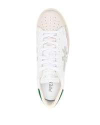 weiße Leder niedrige Sneakers von Premiata