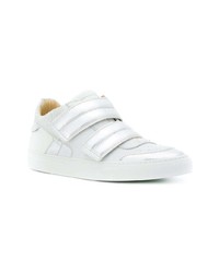 weiße Leder niedrige Sneakers von MM6 MAISON MARGIELA