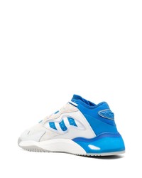 weiße Leder niedrige Sneakers von adidas