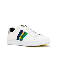 weiße Leder niedrige Sneakers von Ps By Paul Smith