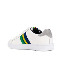 weiße Leder niedrige Sneakers von Ps By Paul Smith