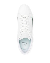 weiße Leder niedrige Sneakers von Paul Smith