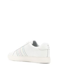 weiße Leder niedrige Sneakers von PS Paul Smith